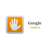 logo del lector de pantalla google talkbak