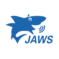 logo del lector de pantalla jaws
